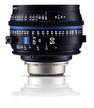 Кинообъектив ZEISS Compact Prime CP.3 XD T2.1/50 T* - metric PL, байонет PL в магазине RentaPhoto.Store